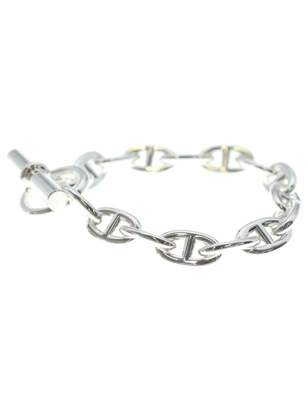 Hermes Chaine D'ancre MM Bracelet Chain Silver 15 Pieces